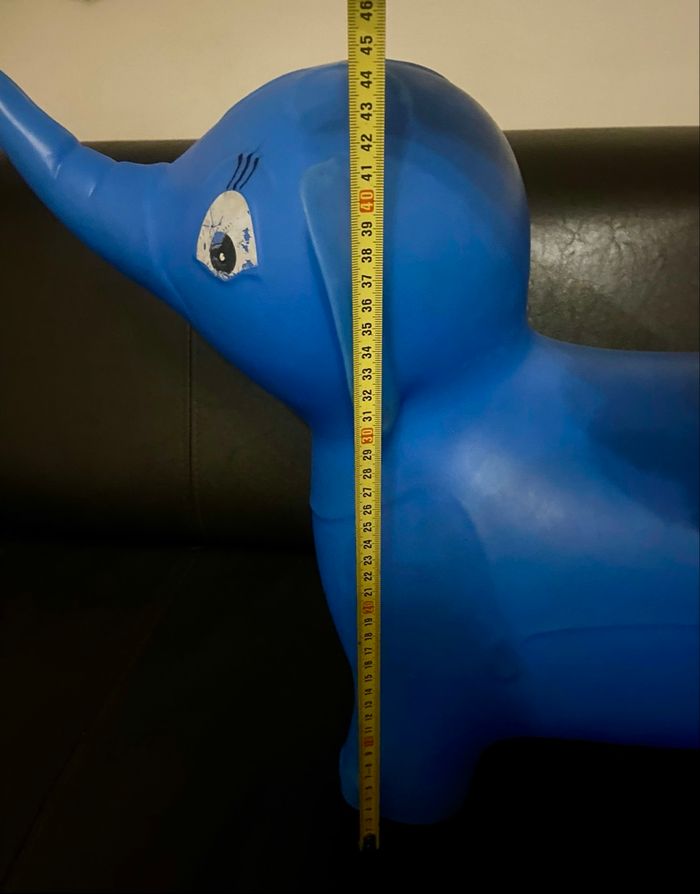 Éléphant sauteur »John »bleu - photo numéro 7