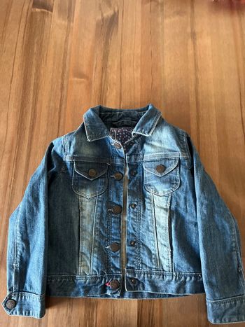 Veste en jean fille 4 ans