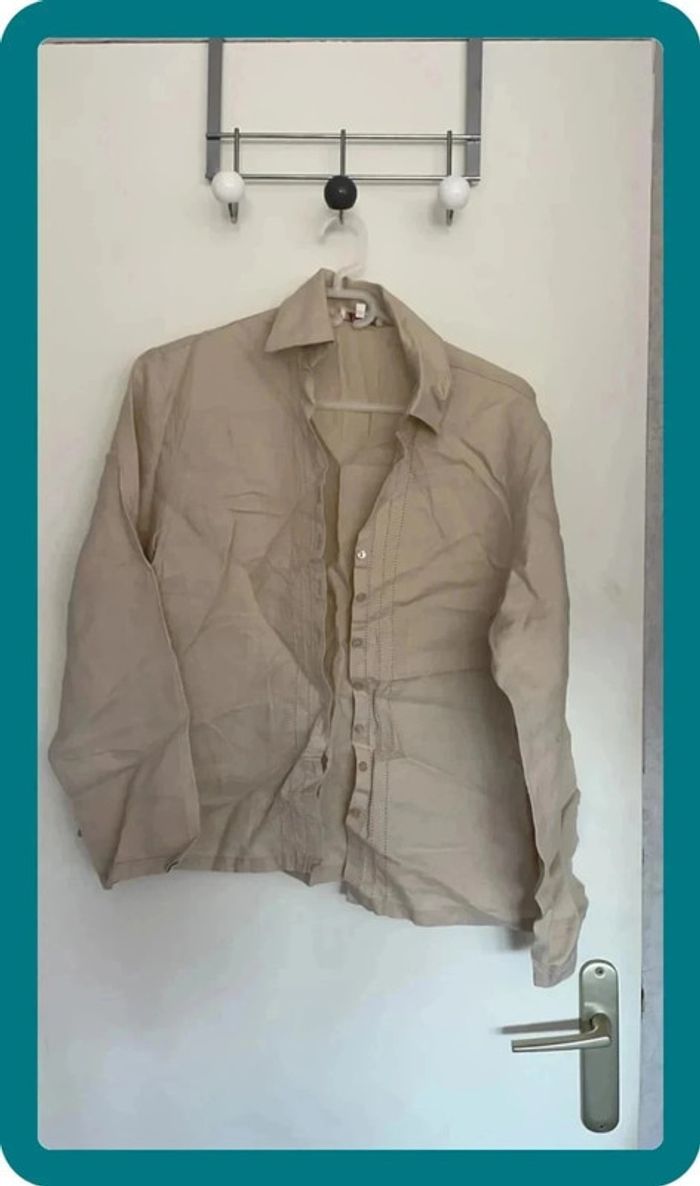 Chemise beige