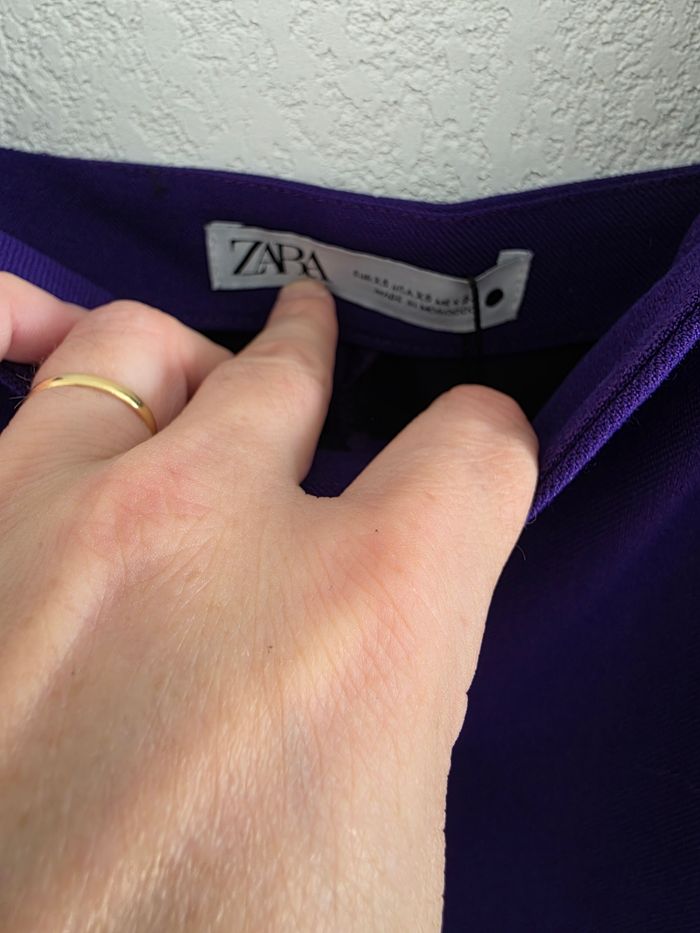 Joli crop top violet neuf Zara taille xs - photo numéro 5