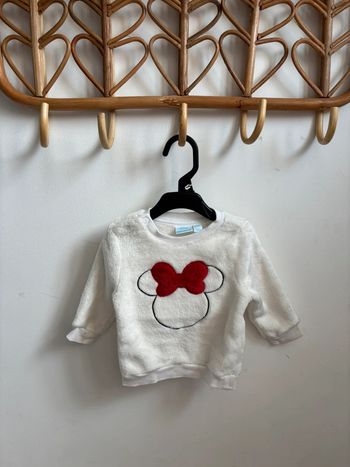 Pull chaud et doux Minnie Disney 6 mois
