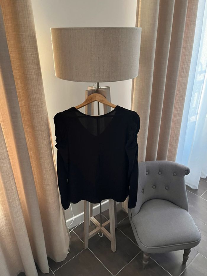Chemise fluide noir camaieu - photo numéro 2