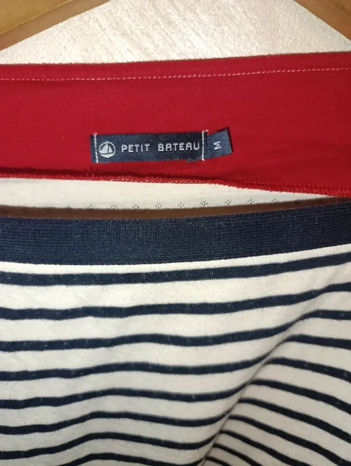 *Dernier prix* Sublime sweat léger manches 3/4 petit bateau taille M - photo numéro 9