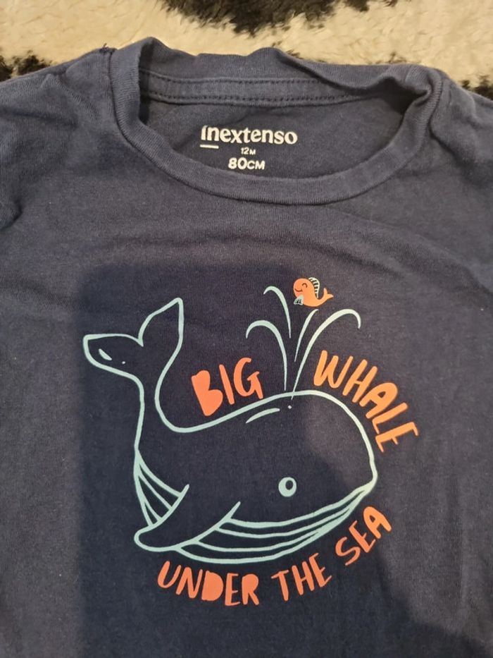 T-shirt manches courtes 80 cm - photo numéro 2