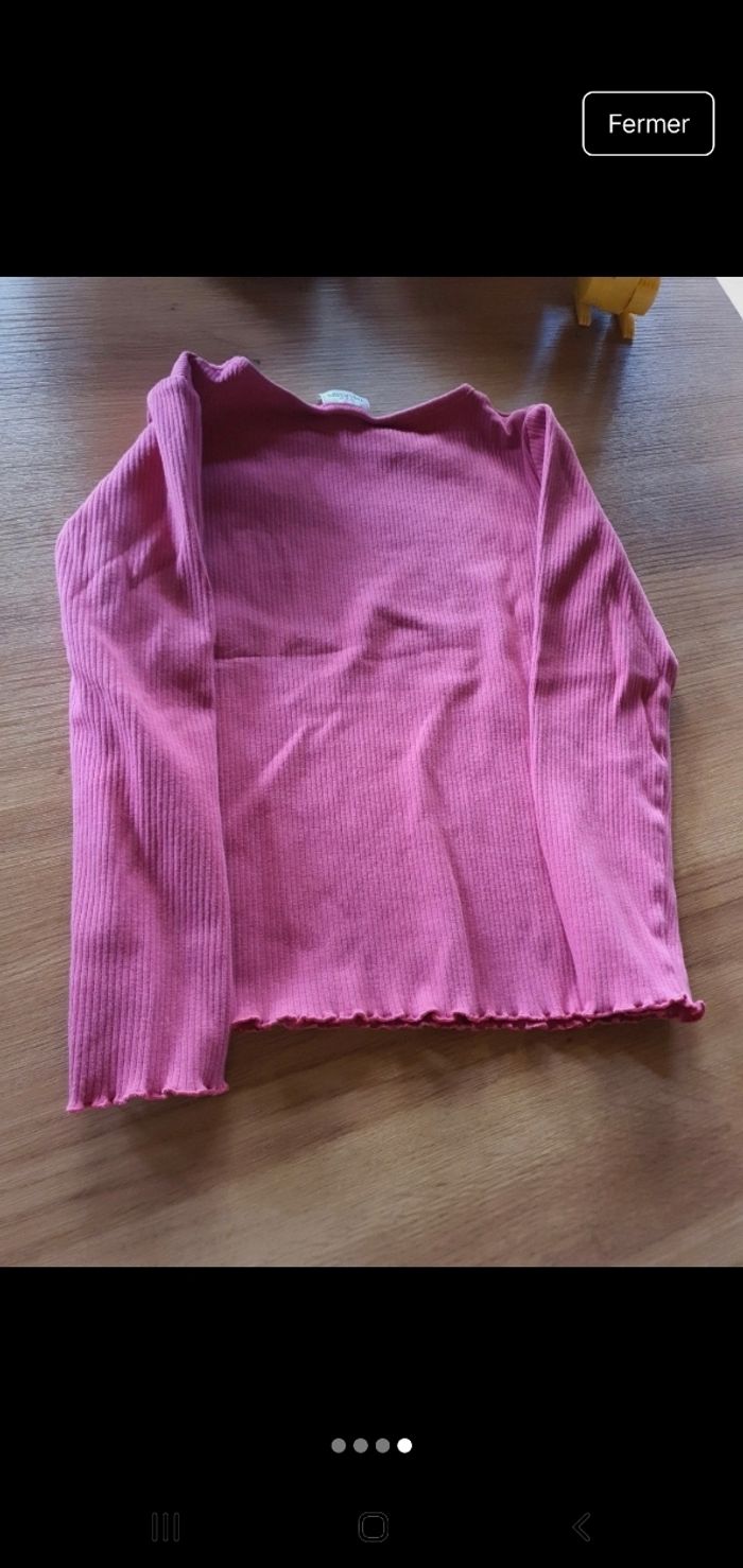 T-shirt manches longues 5ans-110cm - photo numéro 4