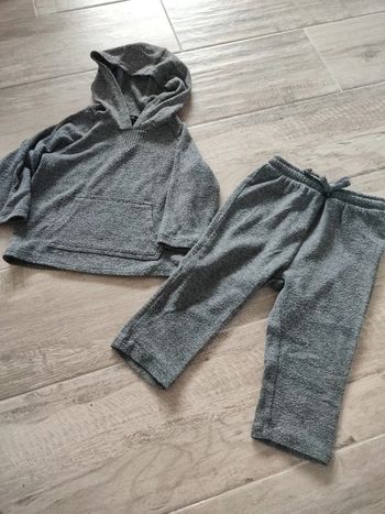 Ensemble 2 pièces gris chiné