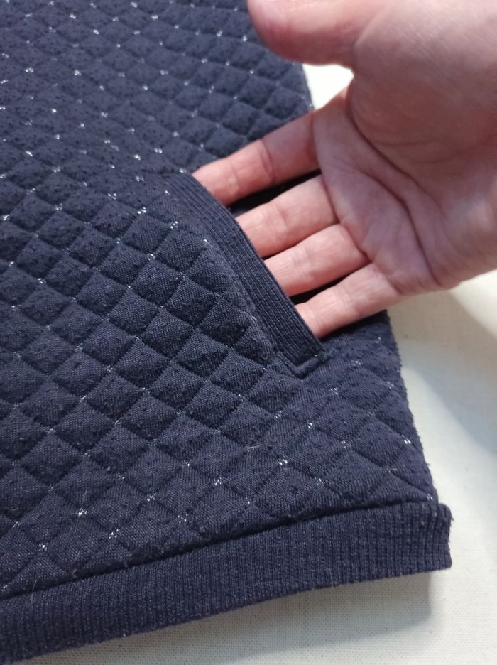 Veste zippée Gémo – Fille 12 ans – Bleu marine & Argenté - photo numéro 8