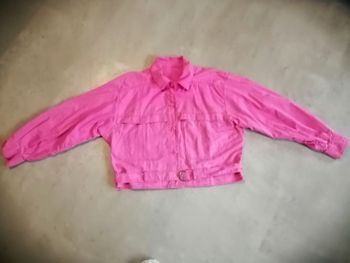 Blouson en toile rose fushia Taille 38 New Man