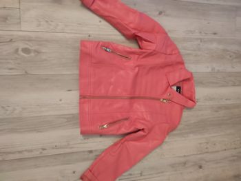 Veste simili cuir fille