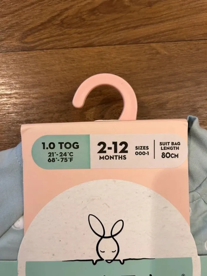 (New) sleep suit bag 1.0 tog 2-12m - photo numéro 2