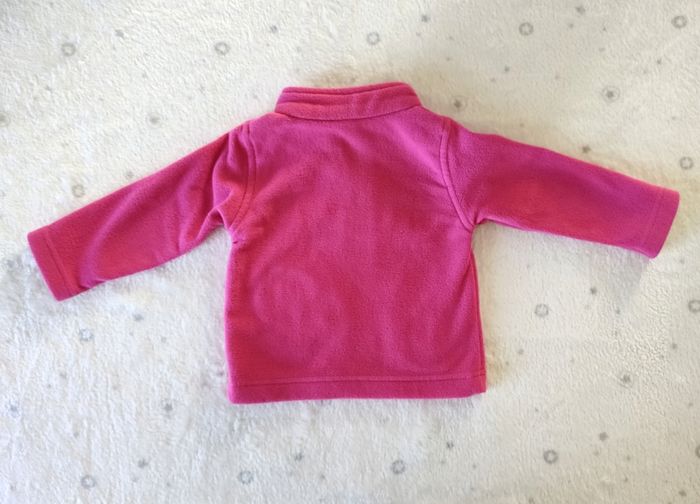 Veste polaire rose fille 9 mois - photo numéro 2