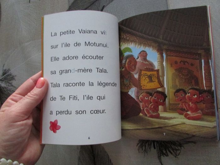 Livre J'apprends à lire avec les Grands Classiques Disney Vaiana niveau 2 milieu de CP - photo numéro 4
