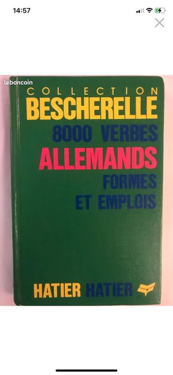 Bescherelle 8000 verbes allemands
