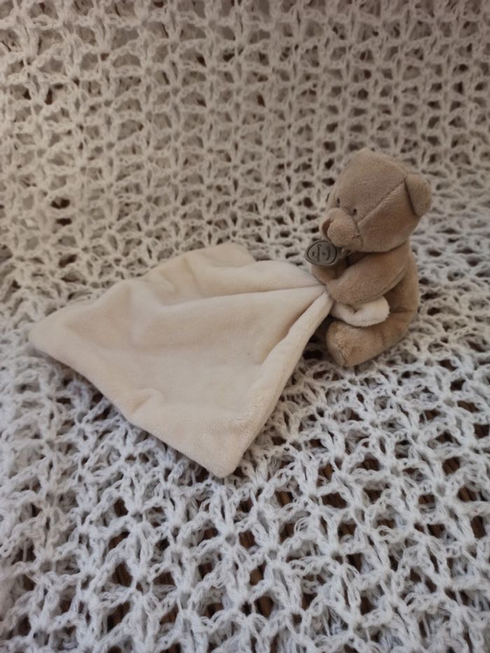 Doudou ours mouchoir - photo numéro 2