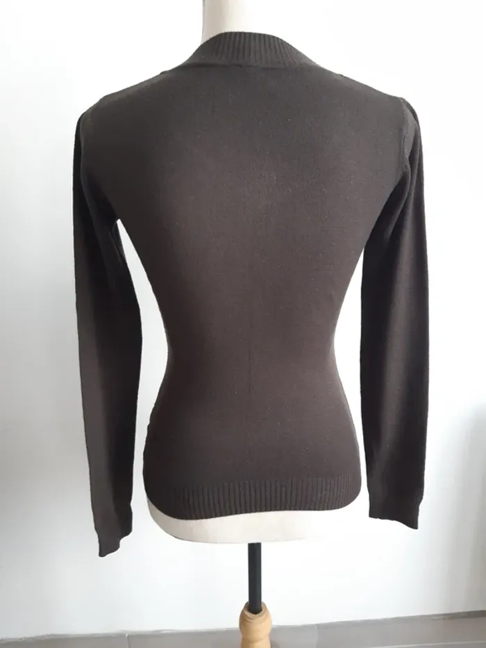 Pull marron Spot T34 - photo numéro 4