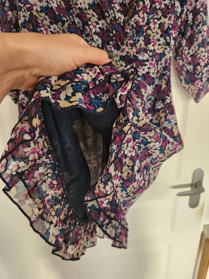 Robe légère fleurie doublée marque GEMO. - photo numéro 4