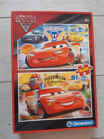 Puzzle cars 2x20 pieces