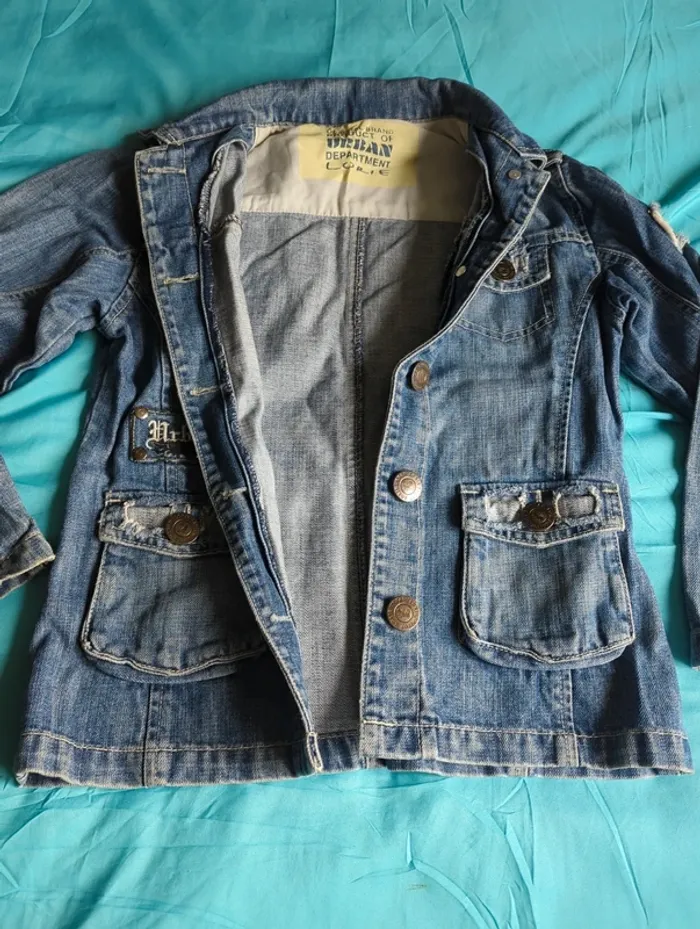 Veste jeans fille - photo numéro 8