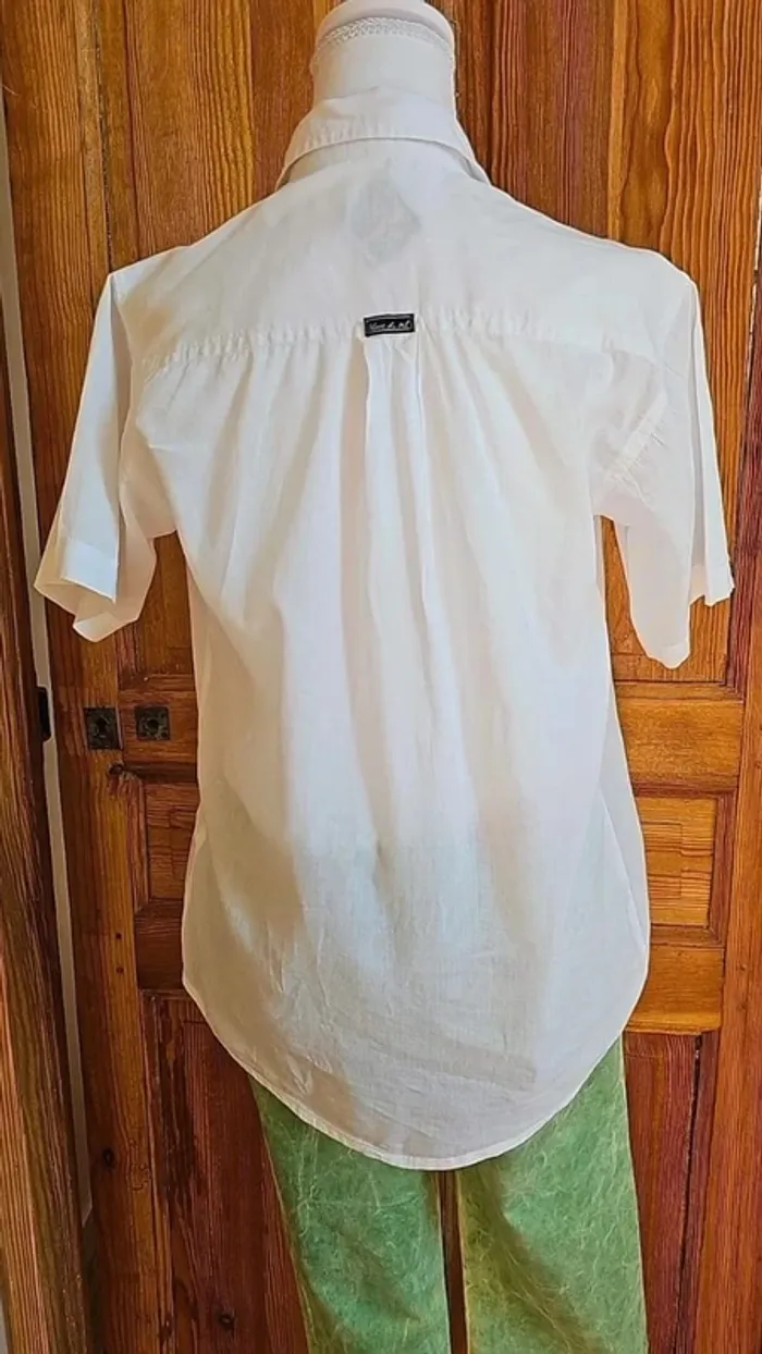 Chemise Blanc du Nil XS mixte - photo numéro 3