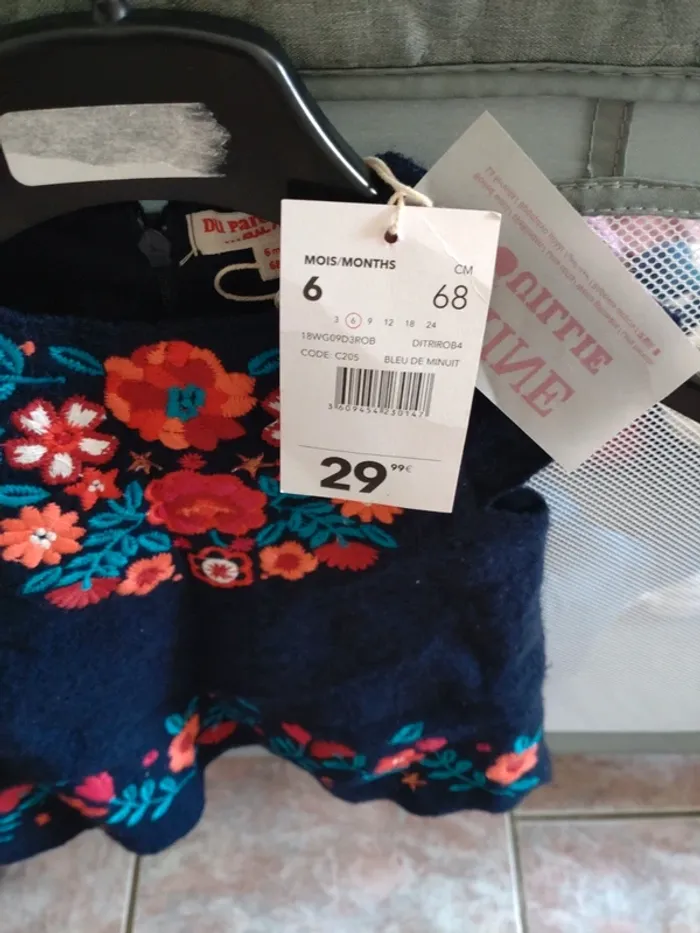 Robe dpam taille 6 mois neuve - photo numéro 2