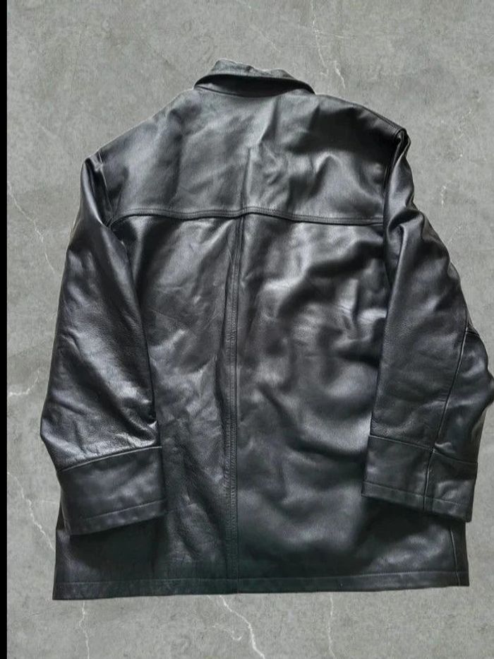 Veste En Cuir Véritable Vachette Homme Mac Lean Taille L Avec Doublure Noir - photo numéro 10