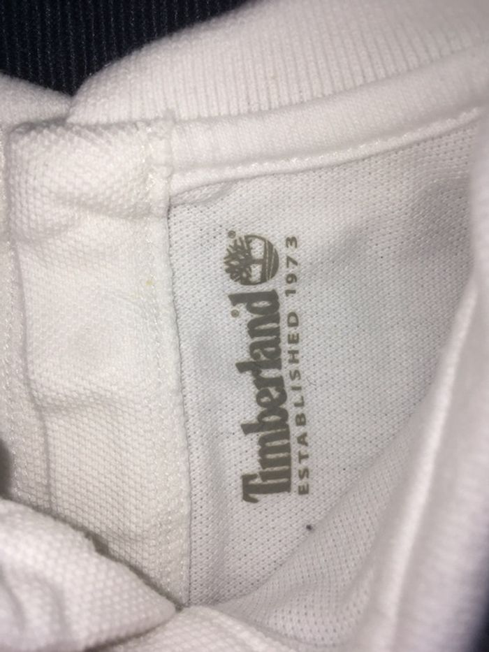 Polo blanc Timberland 6 mois - photo numéro 3