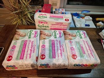 Couche taille 4 Love and Green : 184 couches