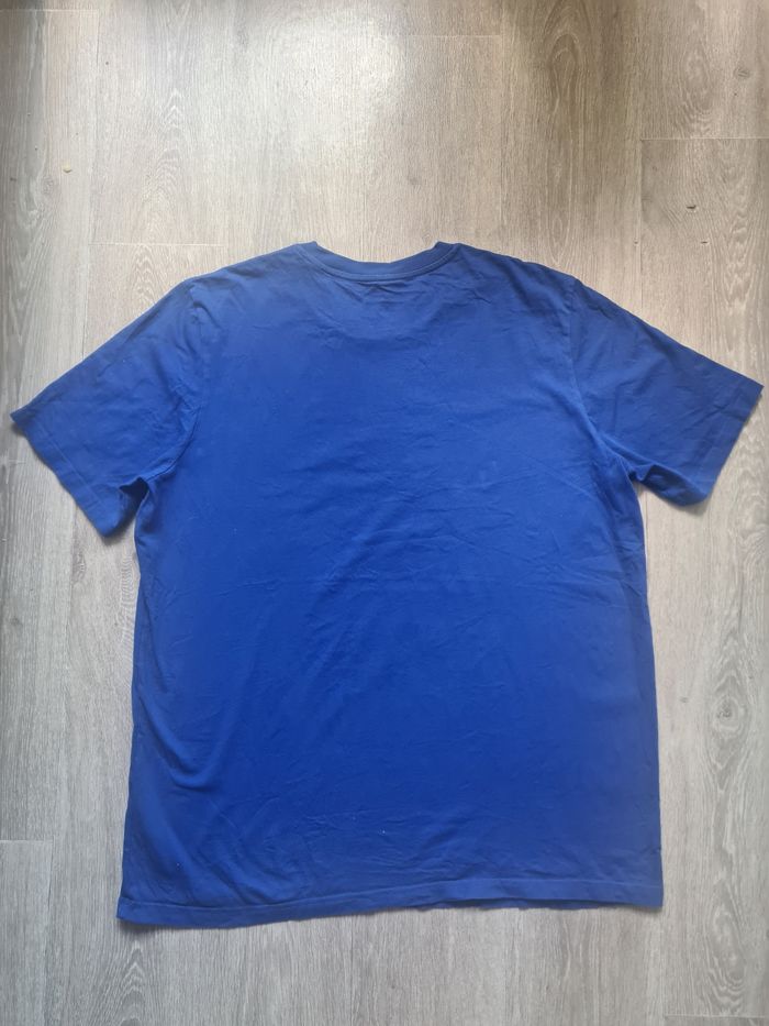 T-shirt adidas bleu fantôme logo graphique taille xl vintage rare bon état - photo numéro 3