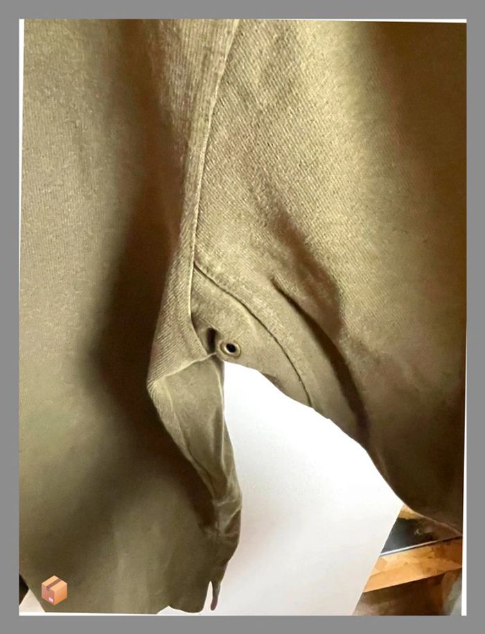 Polo Timberland homme manches longues – Taille S – Kaki – Très bon état - photo numéro 4
