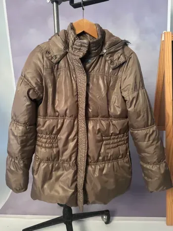 Manteaux chaud Zara kids 13/14a marron glacé