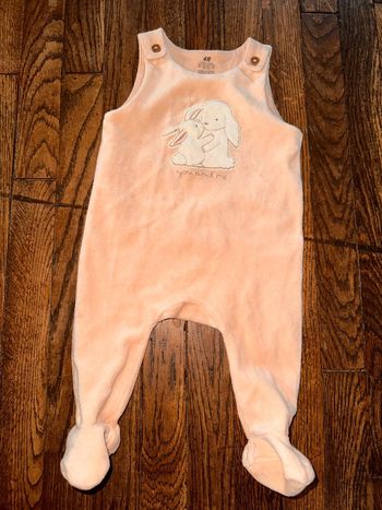 Salopette velour H&M 1-2 mois