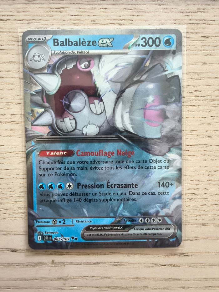 Lot carte Pokémon - Balbalèze ex - photo numéro 2