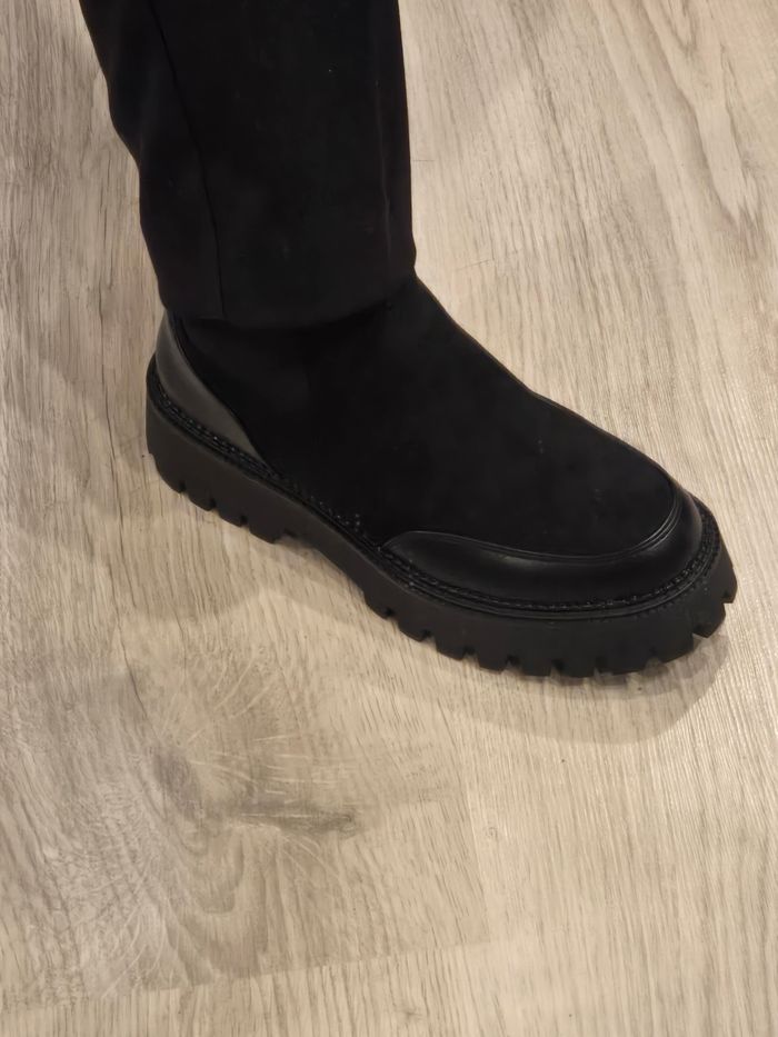 Bottines simi/suédine noires P38/39 C’M neuves - photo numéro 9