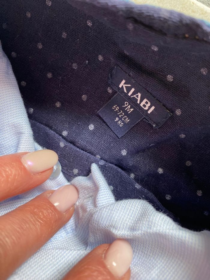 Combishort jean salopette Kiabi 9 mois - photo numéro 4
