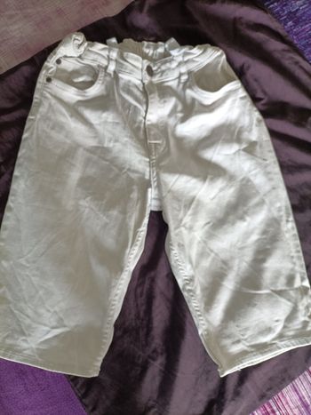 Pantacourt blanc H&M taille 10/12ans