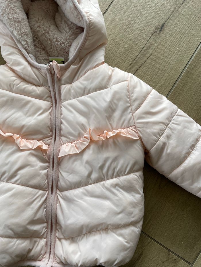 Doudou réversible rose clair - photo numéro 3