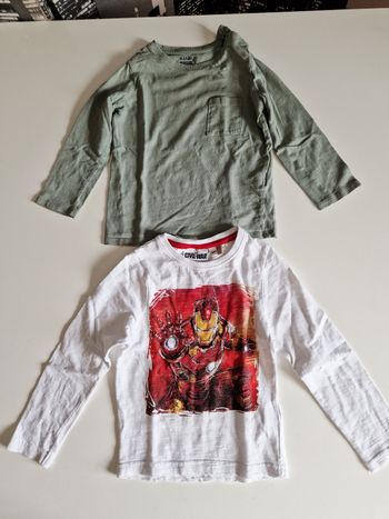 Lot de 2 tee shirts bébé garçon 36 mois 