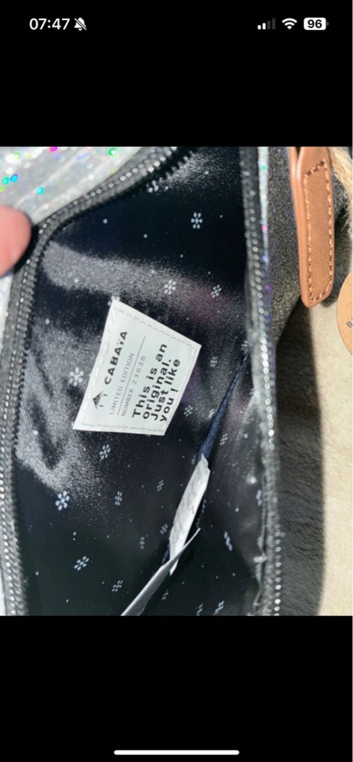 Pochette de Noël glitter buche de Noël - photo numéro 9