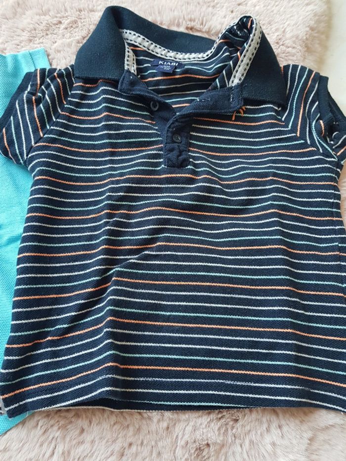 Lot de 2 polos garçon 12 mois - photo numéro 3