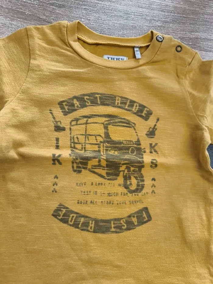 Tee-shirt garçon ml 18 mois IKKS - photo numéro 3