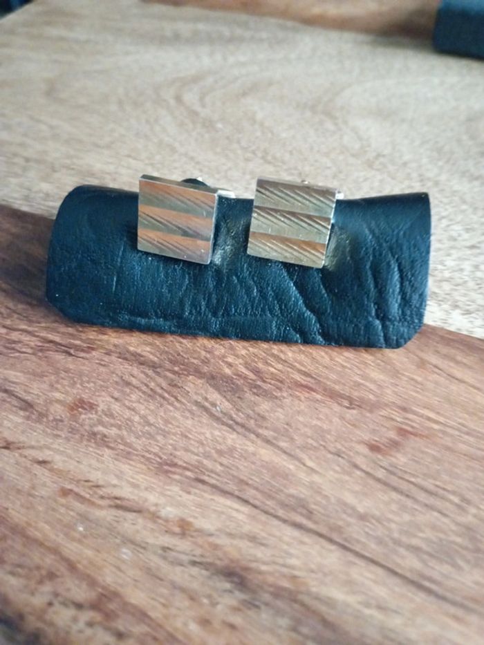 Boutons de manchette vintage : idée cadeau 🎄 - photo numéro 2
