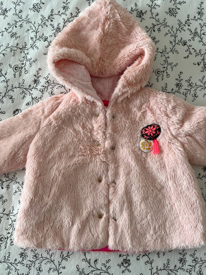 Manteau tout doux Billieblush 3mois - photo numéro 3