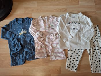 Lot 2 pyjamas légers 1 pyjama 2 pièces