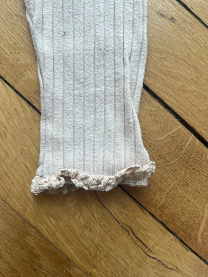 Legging beige fille 12mois - photo numéro 2