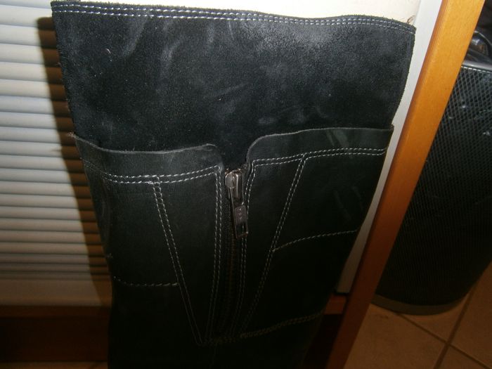 Bottes à talon en cuir marron PATAUGAS P38 - photo numéro 3