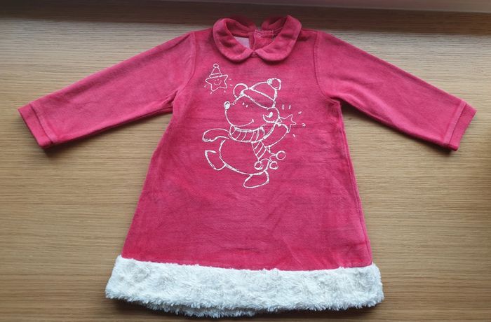 Chemise de nuit robe de Noël 2 ans