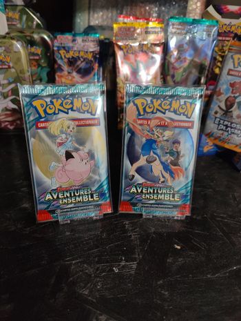 2 Booster pokémon Aventures Ensemble Ev9 Neuf scellé.