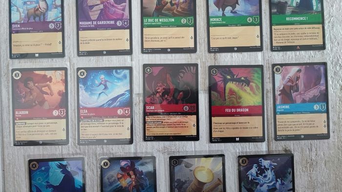 Lot de 19 cartes Foils / Brillantes Lorcana Chapitre 1 - photo numéro 4