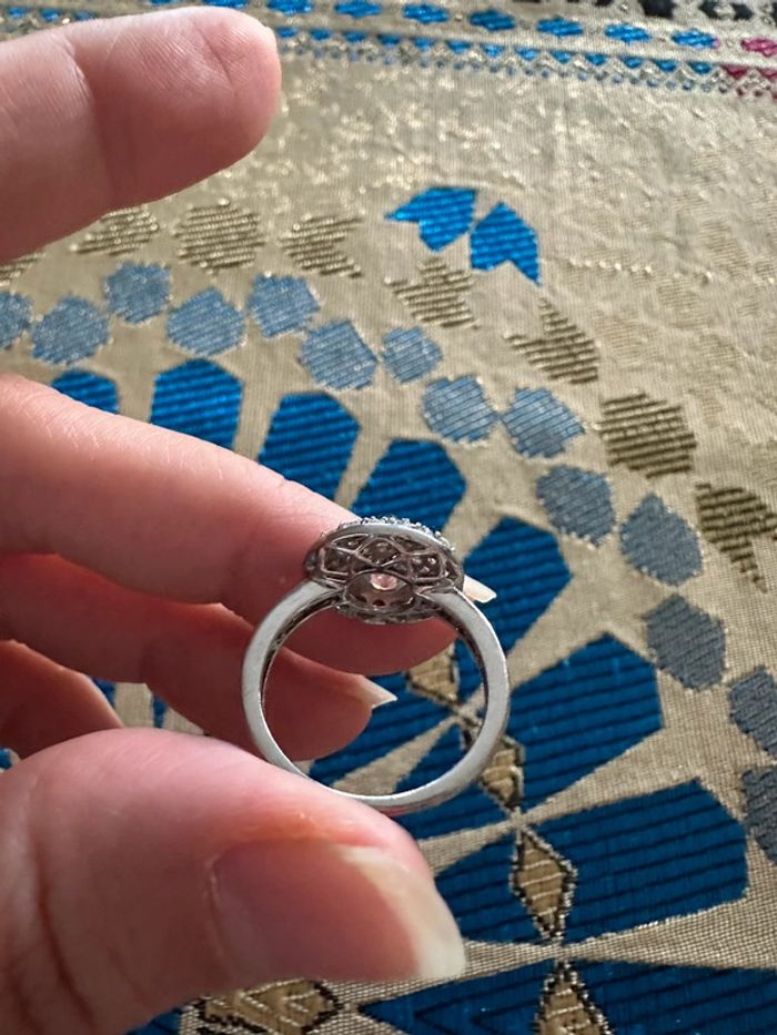 Bague en argent 925/1000ème taille 54 - photo numéro 6