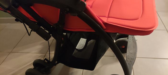 Poussette réversible 1er âge Prémaman Orchestra rouge - photo numéro 4